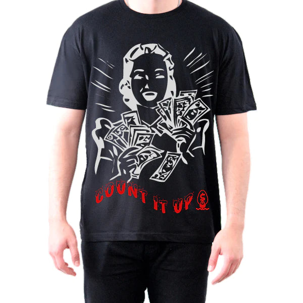 Black World Wide Tee