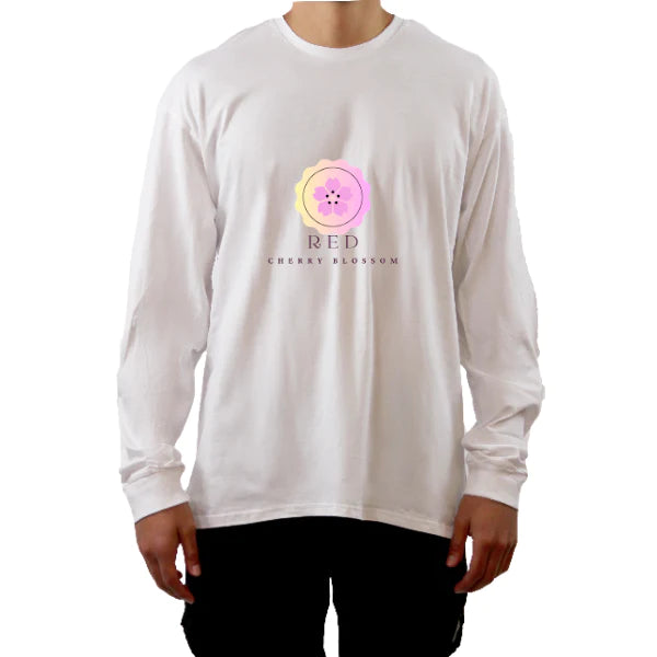 Red Cherry Blossom Longsleeve
