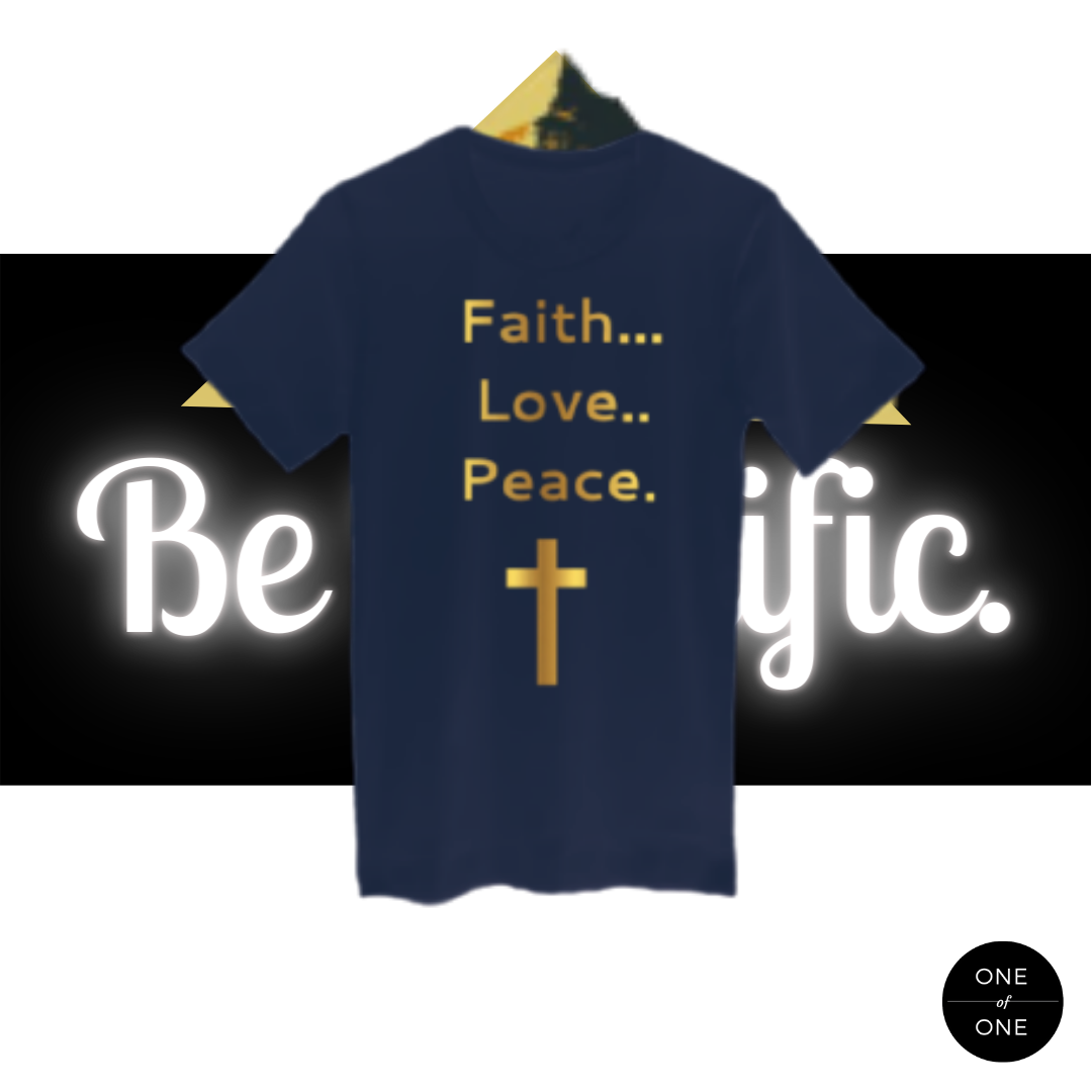 Kid's Faith Love Peace Tee