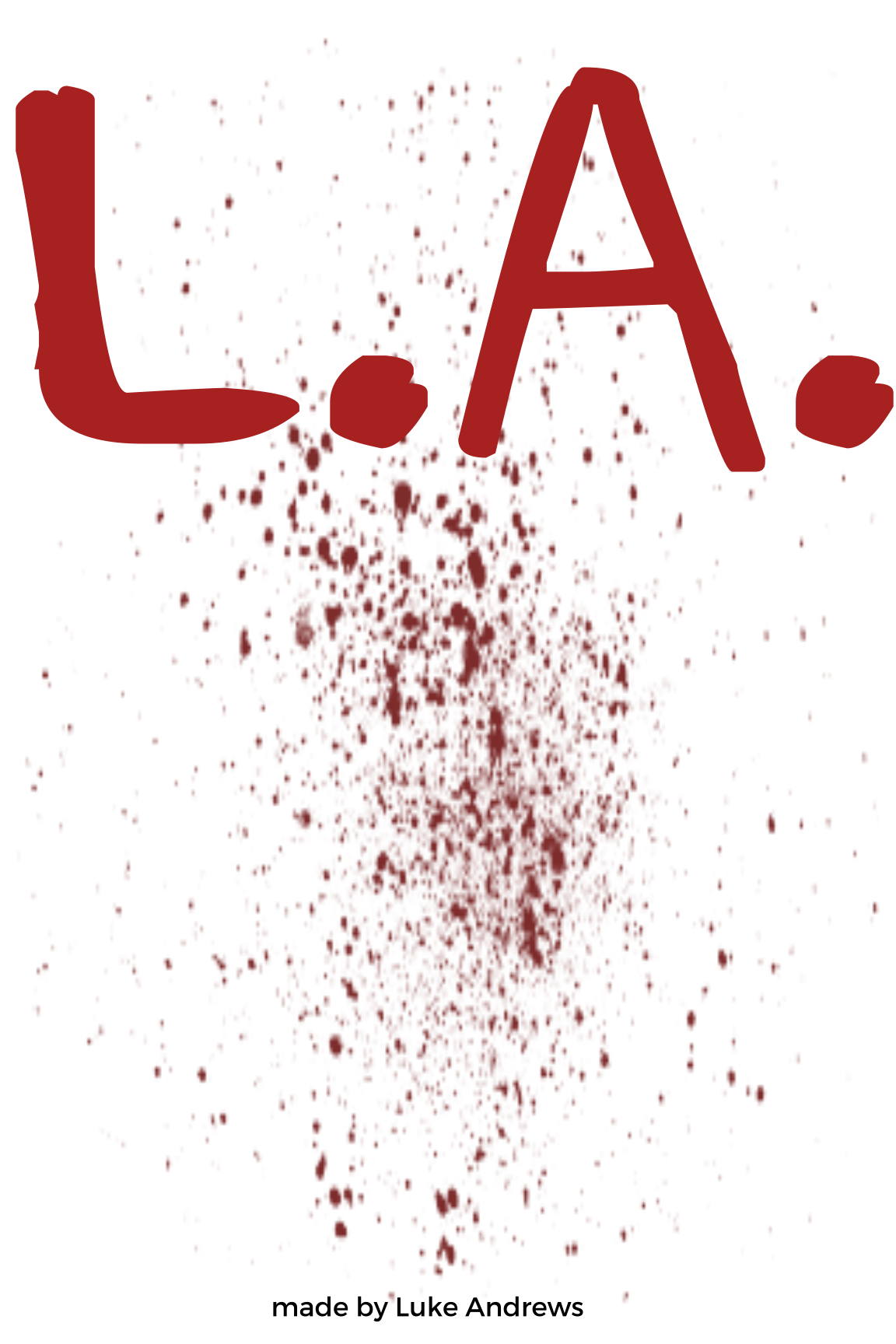 White LA Hoodie