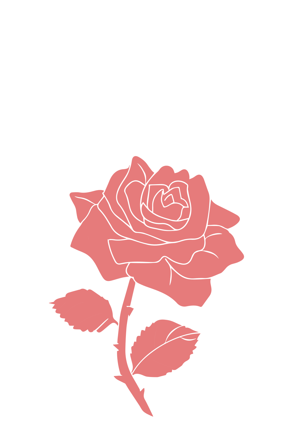 Navy Rose Hoodie