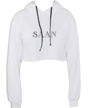 I AM WORTH IT Crop Hoodie