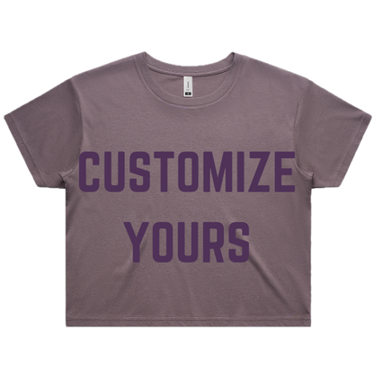 WO'S FADED CROP TEE - ASColour