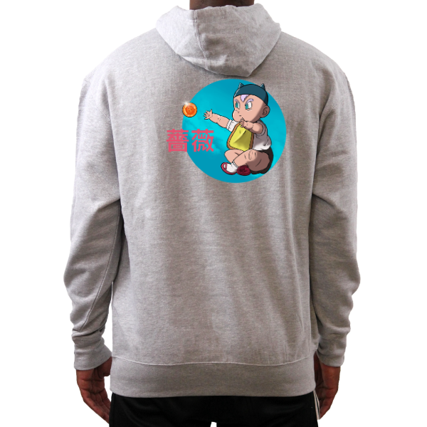 Gray Rōzu Hoodie