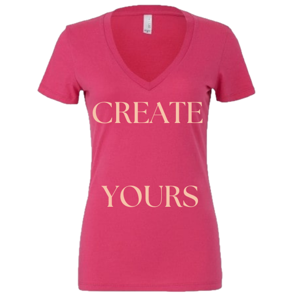 Women's Relaxed Jersey Short Sleeve V-Neck Tee - BELLA+CANVAS