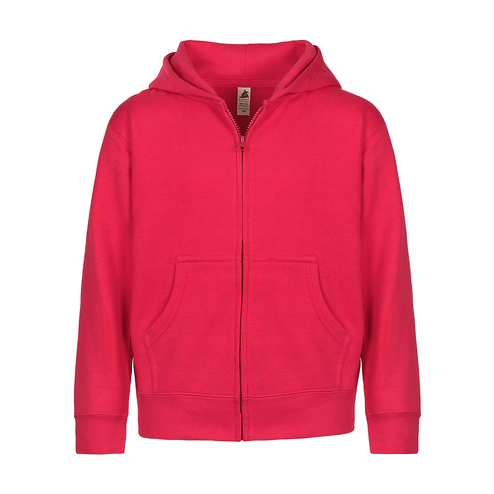 YOUTH ESSENTIAL ZIP UP HOODIE (302)