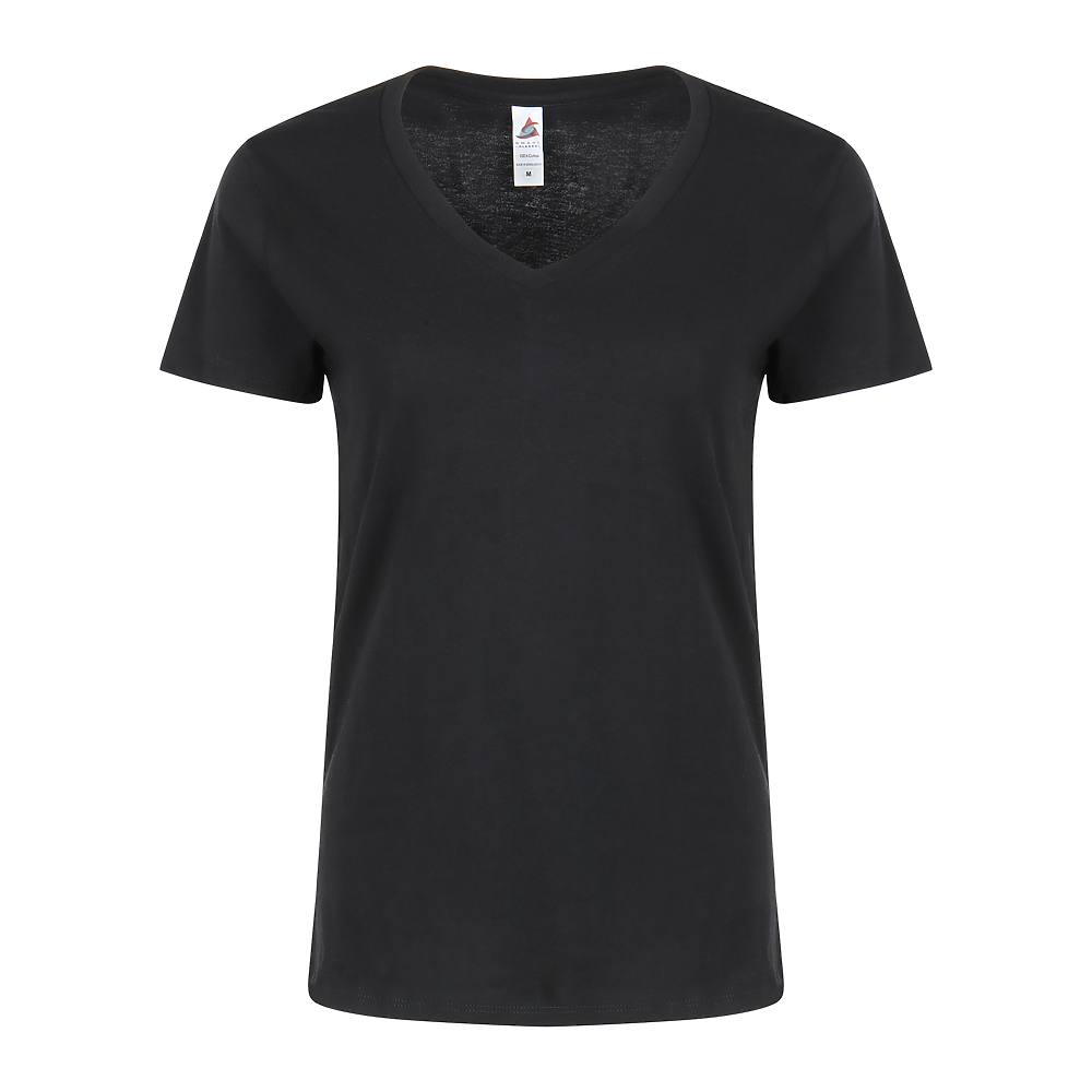 WOMEN'S ESSENTIAL V-NECK TEE (4002)