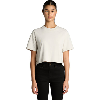 WO'S HEAVY FADED CROP TEE - ASColour