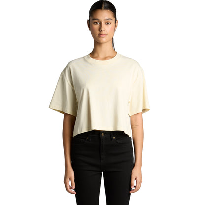 WO'S MARTINA CROP TEE - ASColour