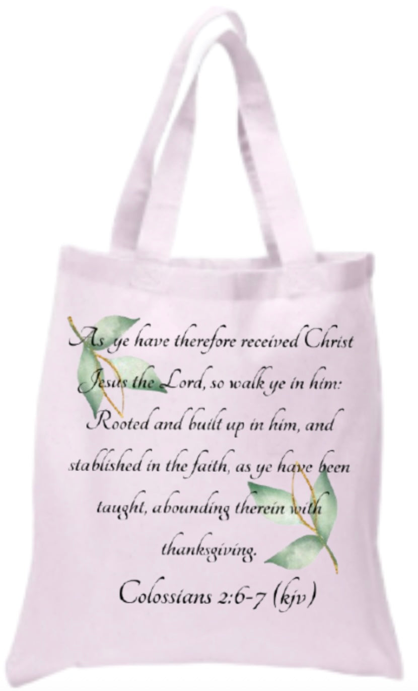Rooted in Faith Tote