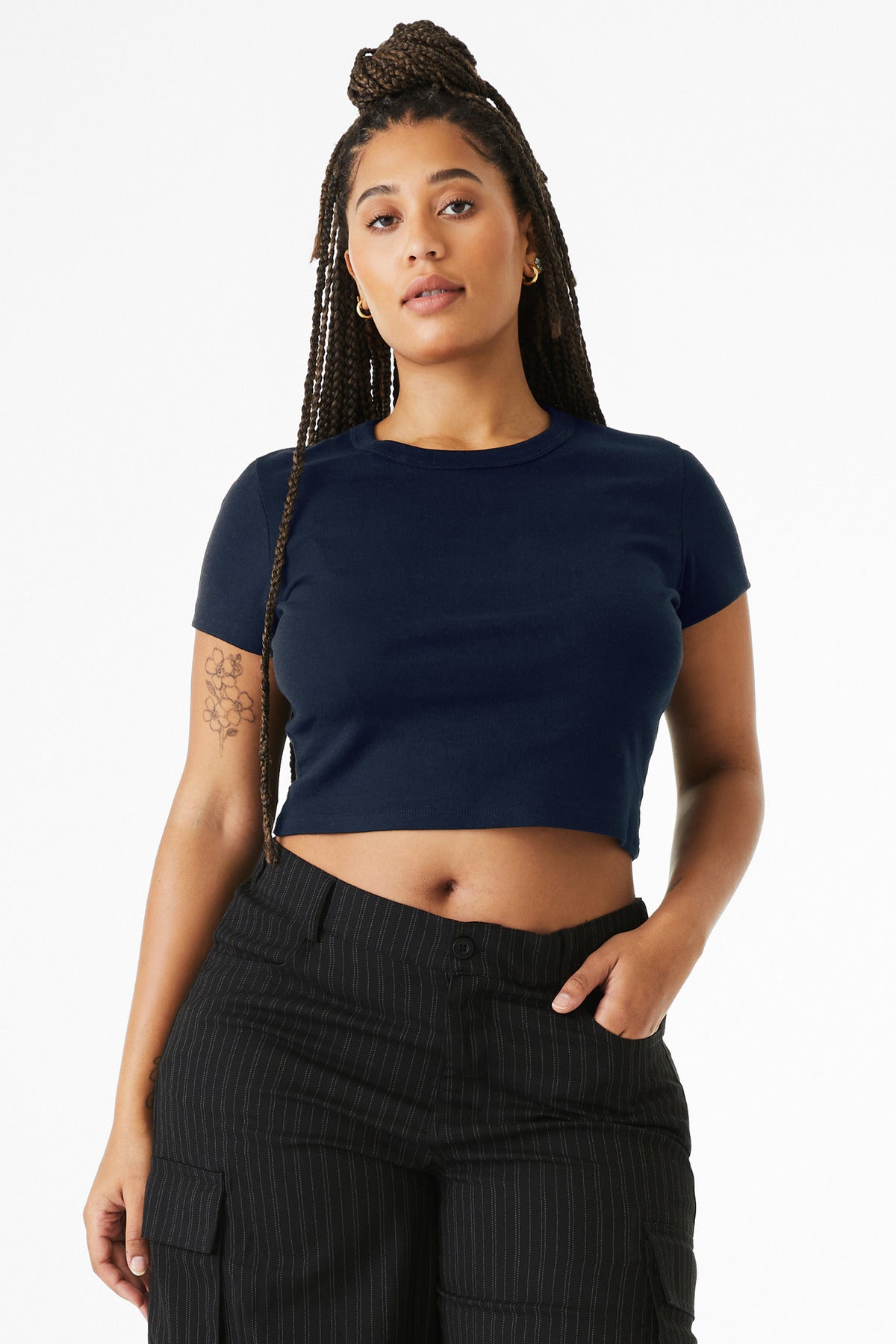 BELLA+CANVAS® Women's Micro Rib Baby Tee BC1010