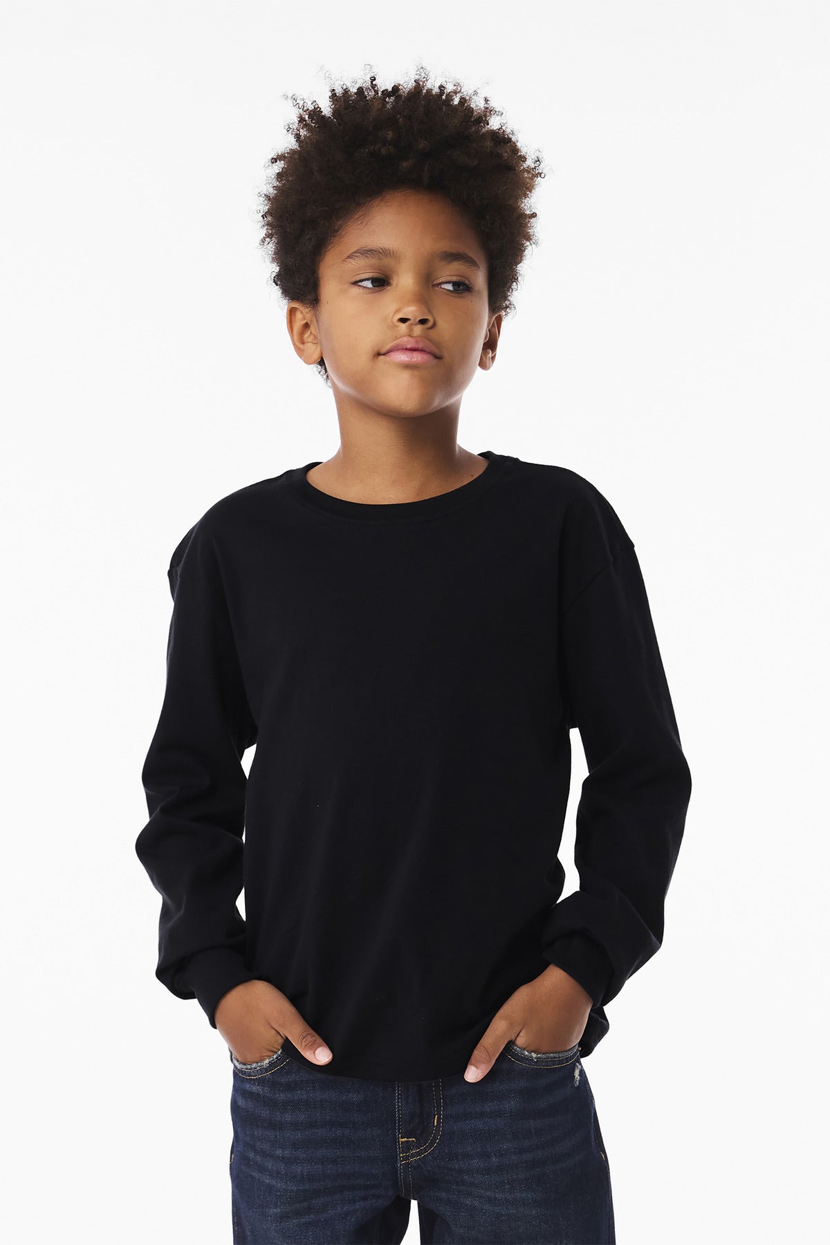 BELLA+CANVAS® Youth 6-Ounce Heavyweight Long Sleeve Tee BC3511Y