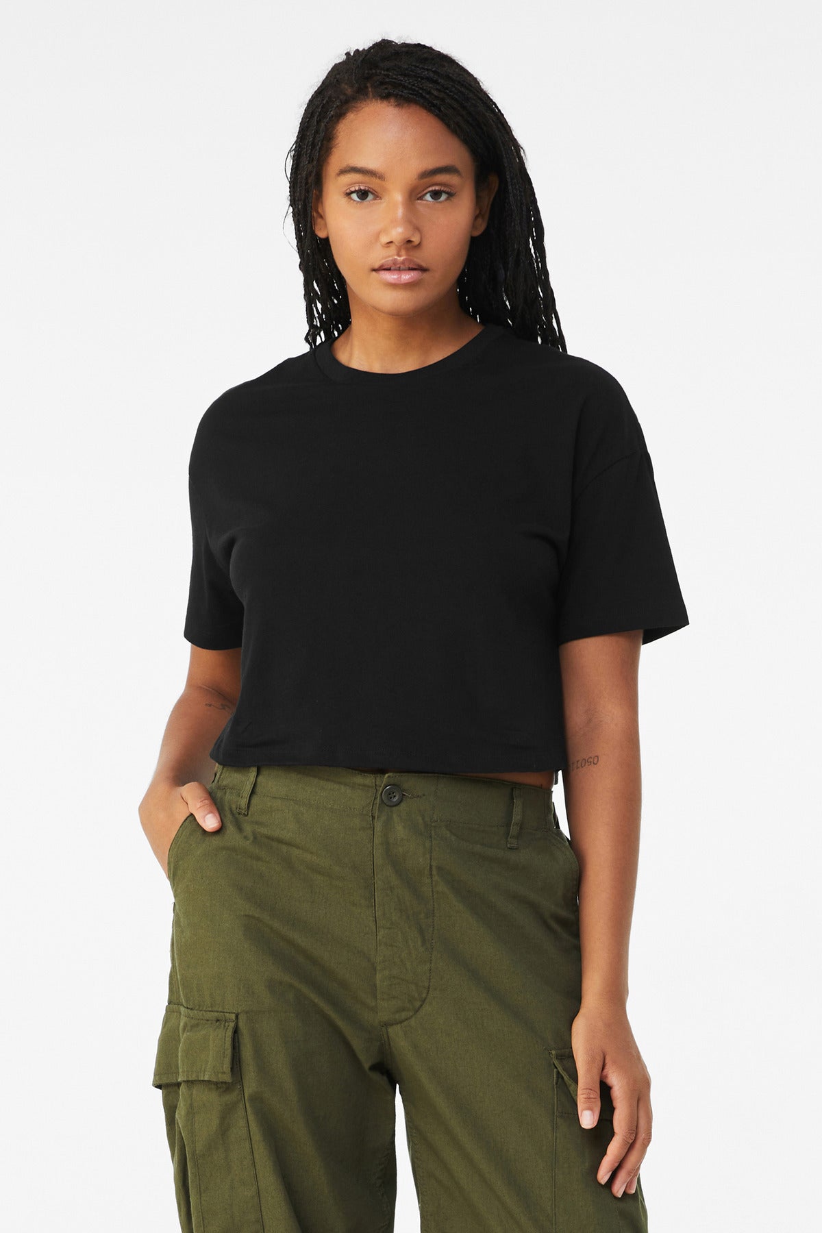 BELLA+CANVAS® Women's Jersey Crop Tee BC6482