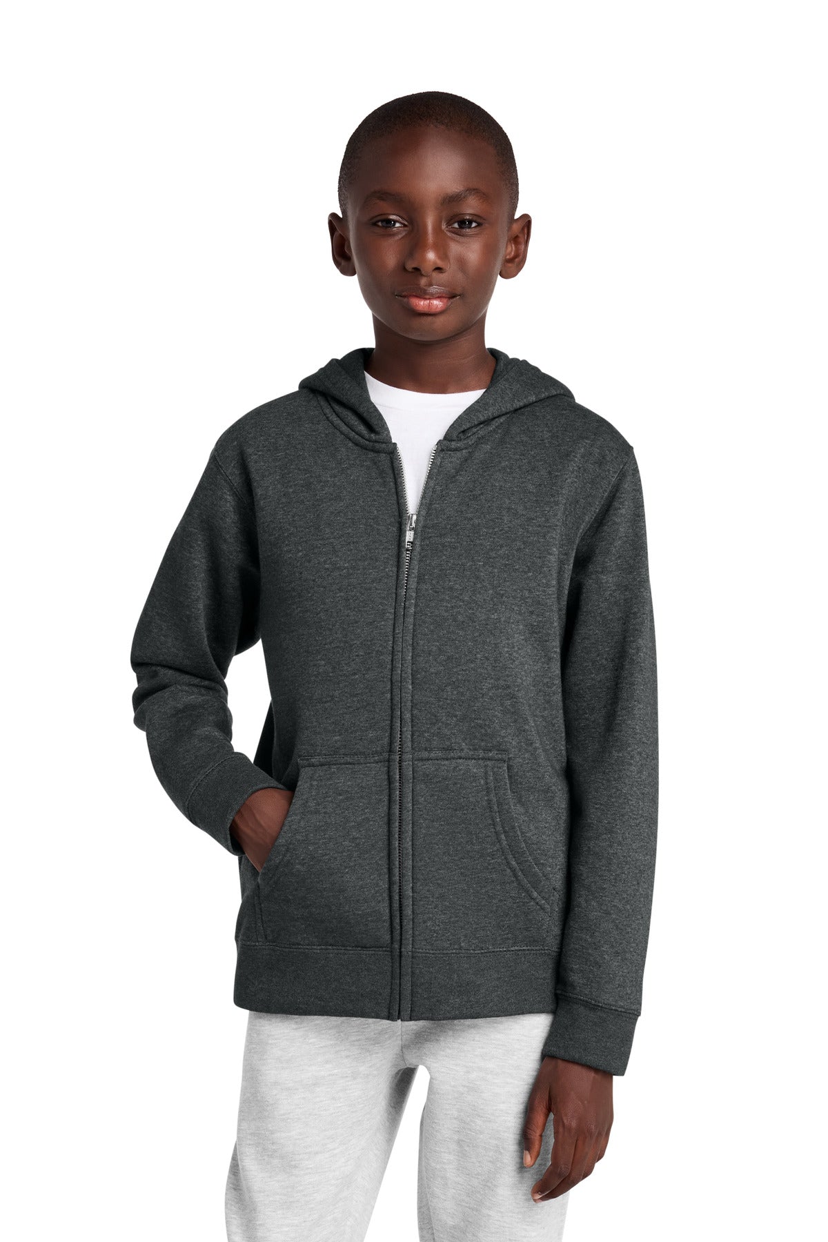 District® Youth V.I.T.‚Ñ¢ Fleece Full-Zip Hoodie DT6102Y