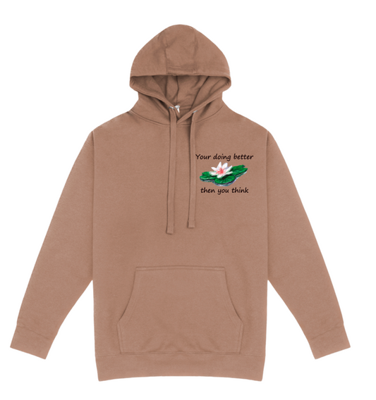 Water lily frog Hoodie