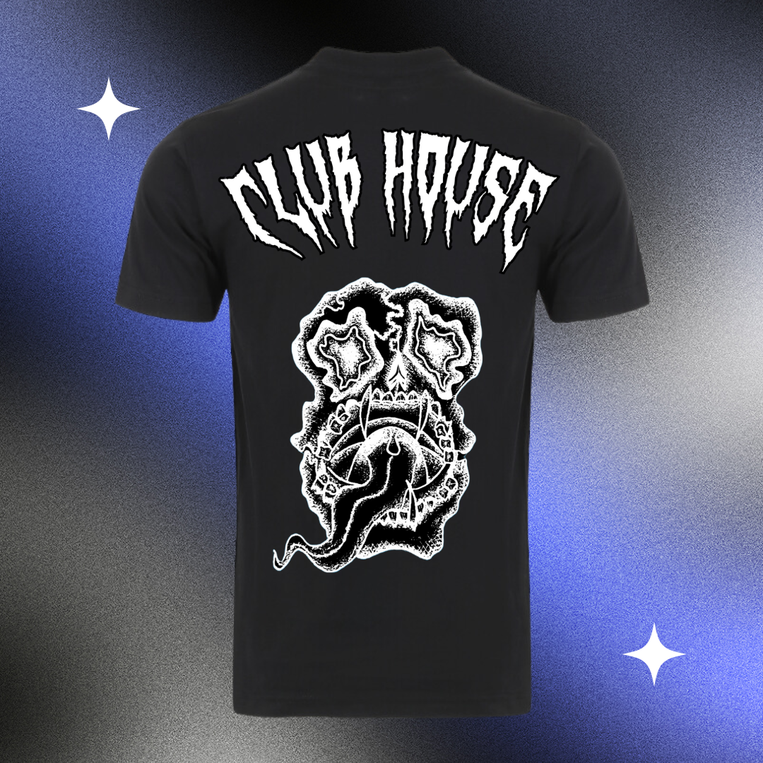 [REMASTERED] Black Skull Tee - Heavyweight