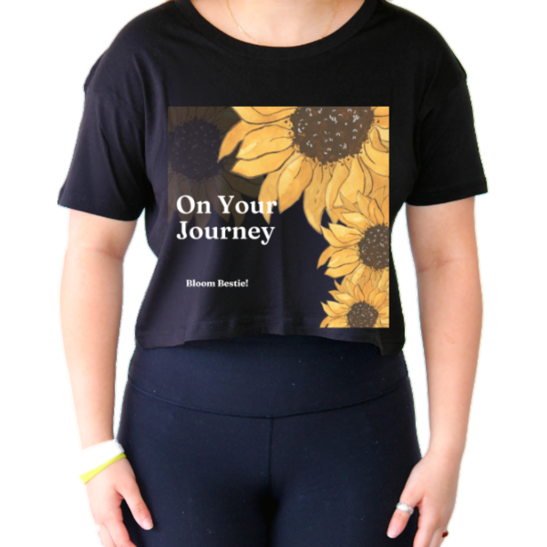 Black On Your Journey Slub Tee