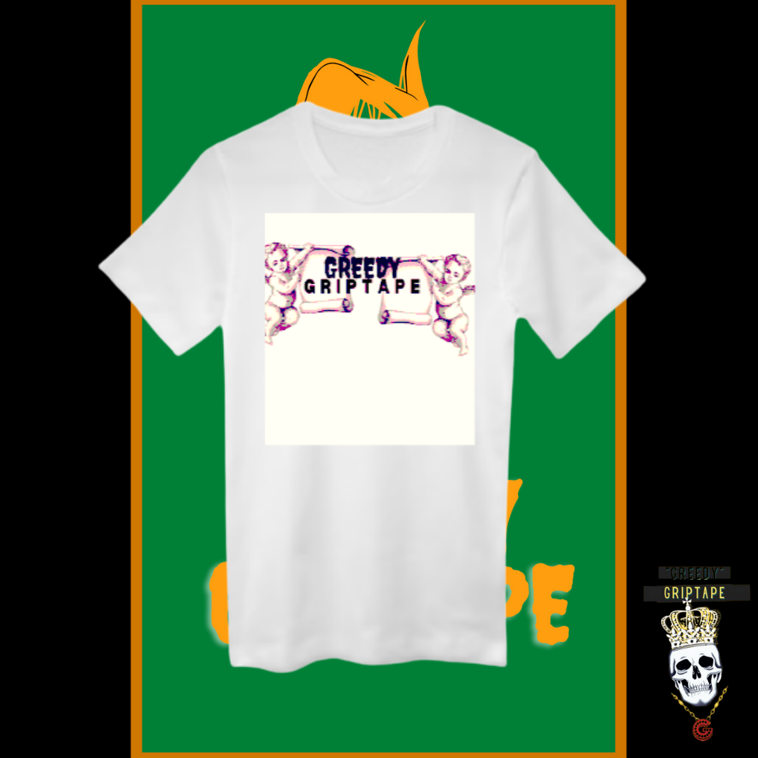 White GG Graphic Tee