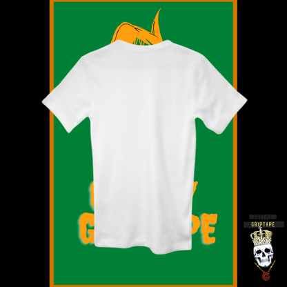 White GG Graphic Tee