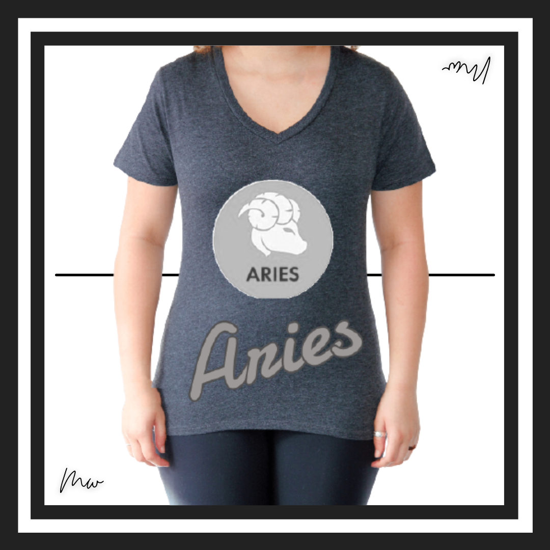 Aries Signature V-Neck Tee