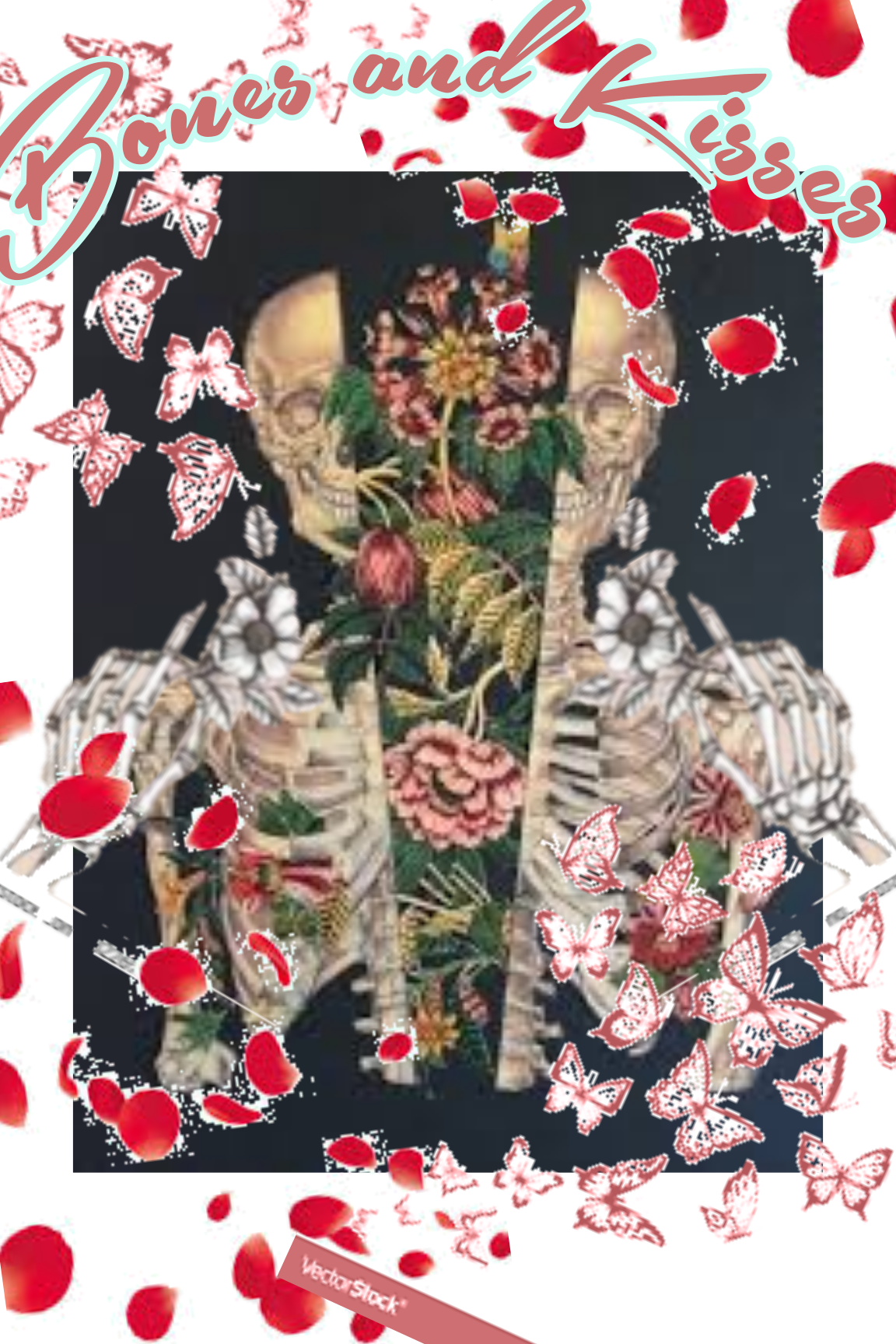 Bones and Flowers Backpack