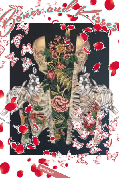 Bones and Flowers Backpack