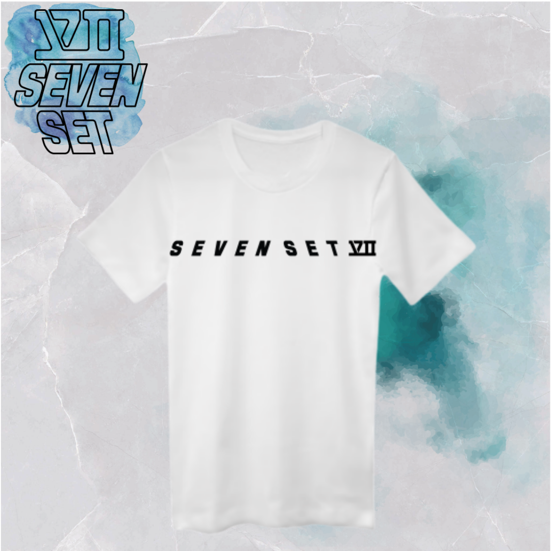 White Seven Set Tee