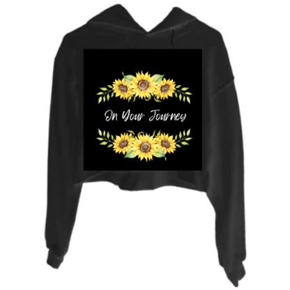 On Your Journey Crop Hoodie