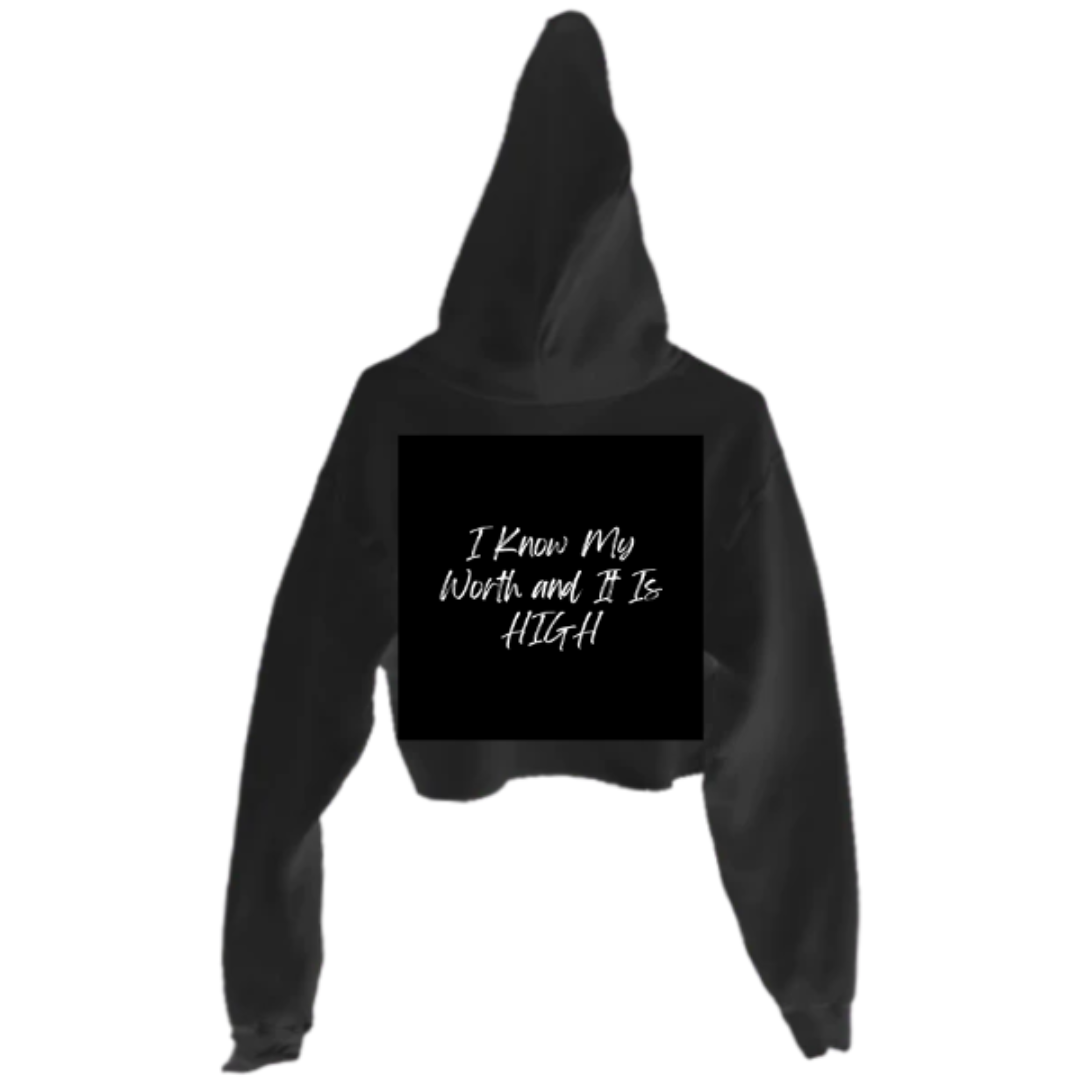 On Your Journey Crop Hoodie