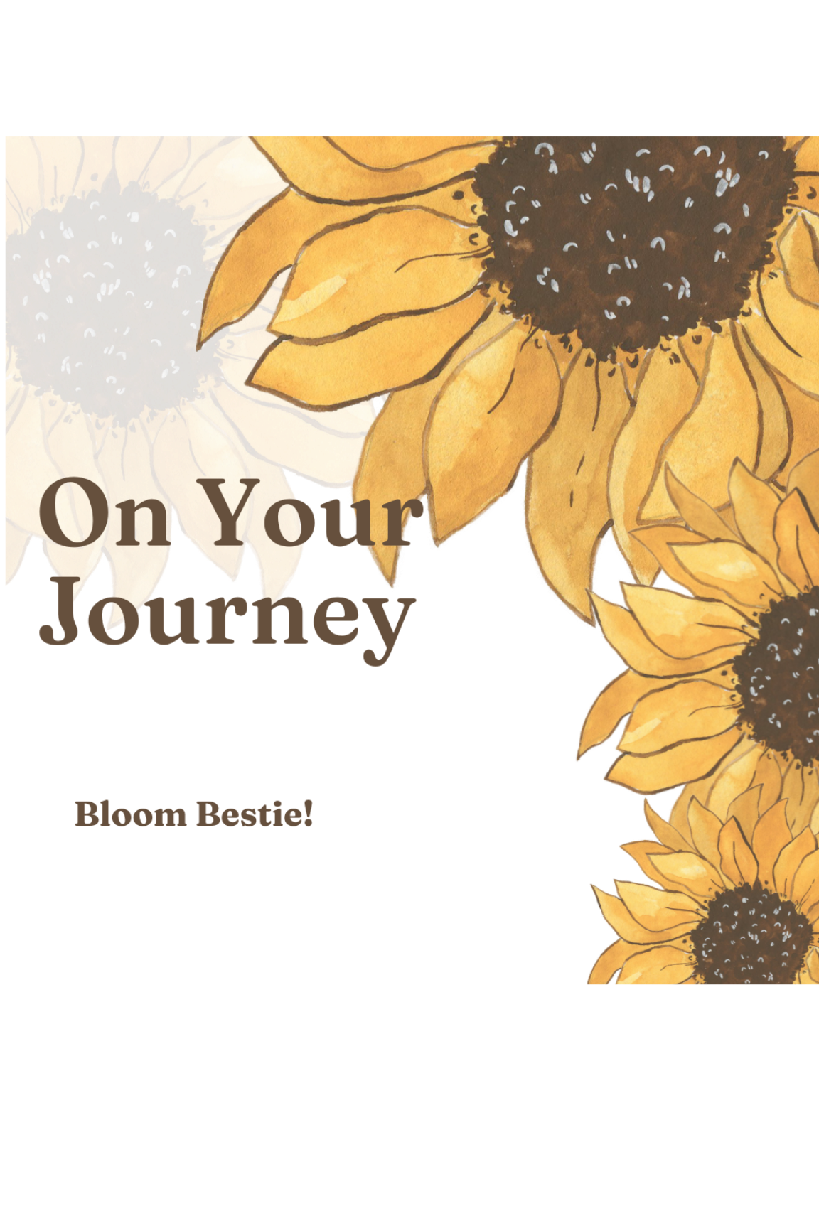 Black On Your Journey Tote Bag