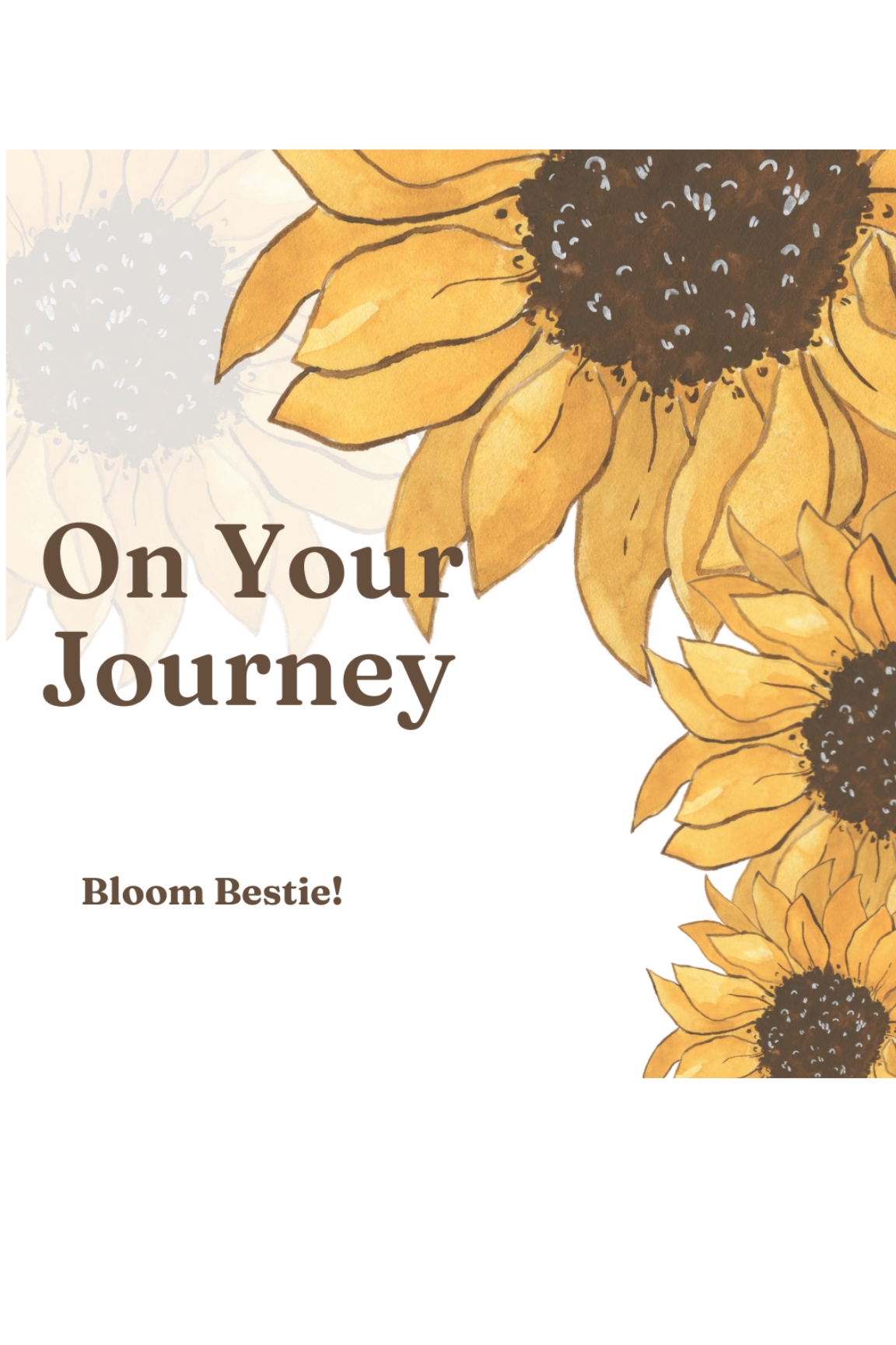 White On Your Journey Tote Bag
