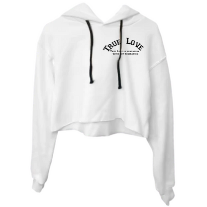 True Love Crop Hoodie