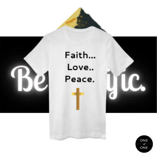 Kid's Faith Love Peace Tee