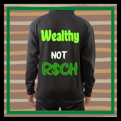 Black Wealthy Not R$ch Hoodie