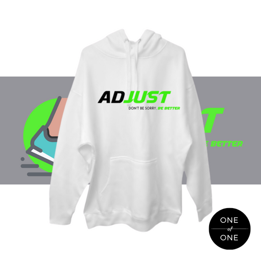 White Adjust Hoodie