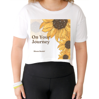 White On Your Journey Slub Tee