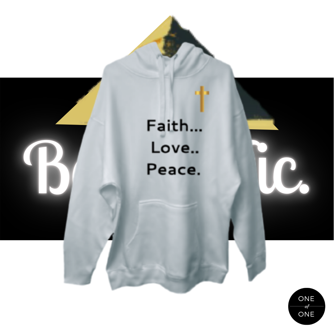 Faith Love Peace Hoodie