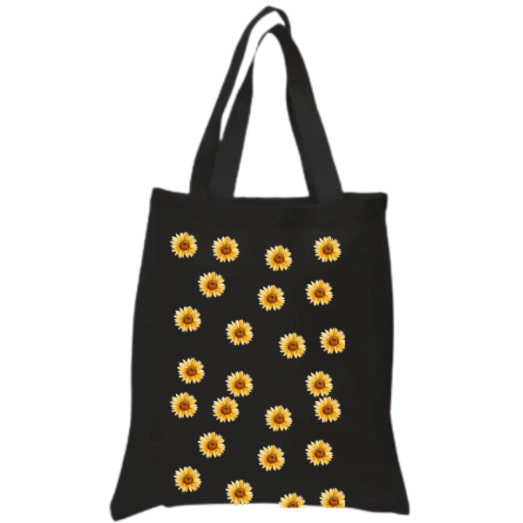 Black On Your Journey Tote Bag