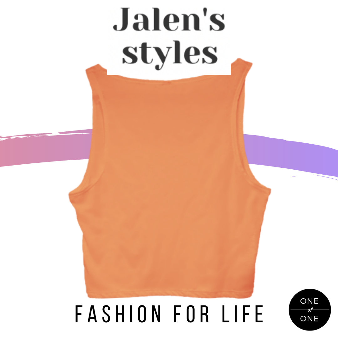 Jalen's Graphic Crop Tank