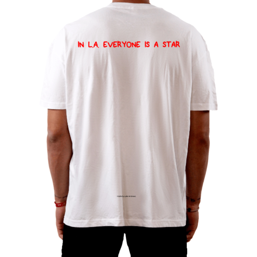 White LA Tee