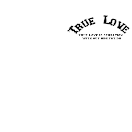 White True Love Hoodie