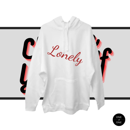 White Lonely Hoodie