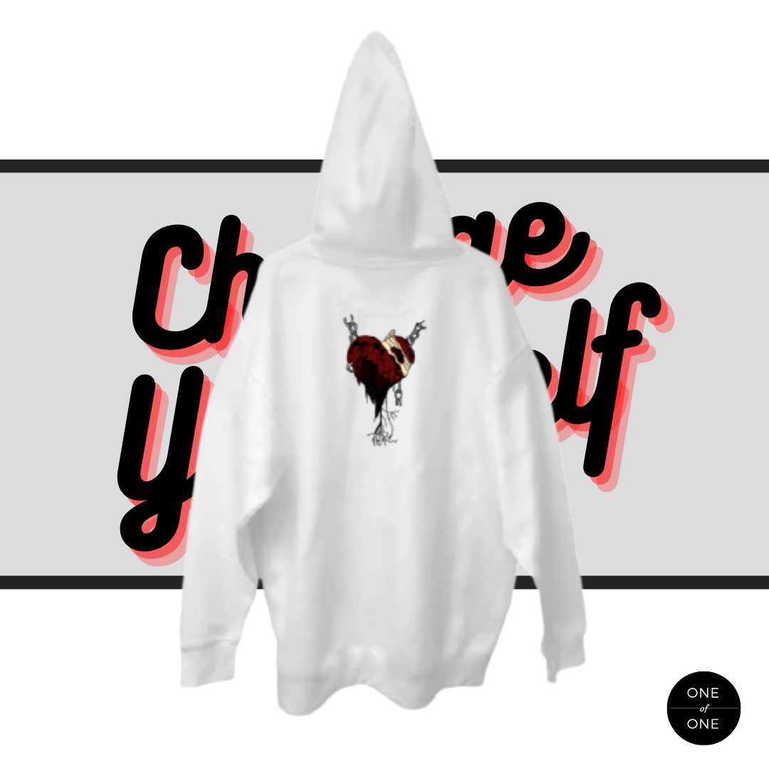 White Lonely Hoodie