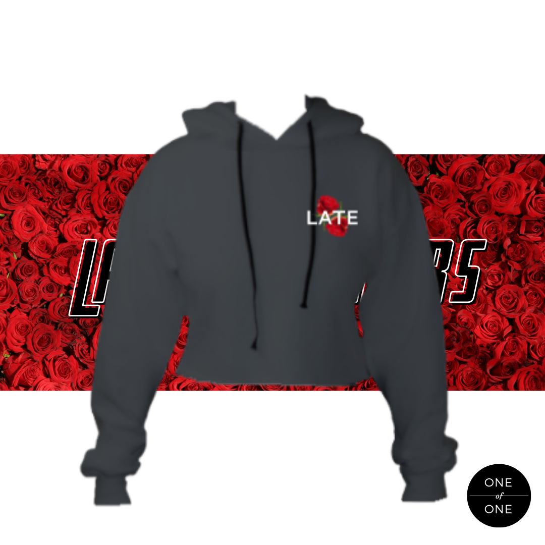 Late Bloomers Crop Hoodie