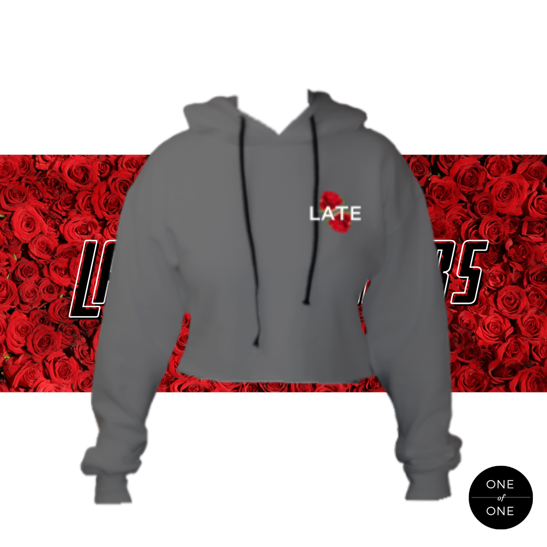 Late Bloomers Crop Hoodie