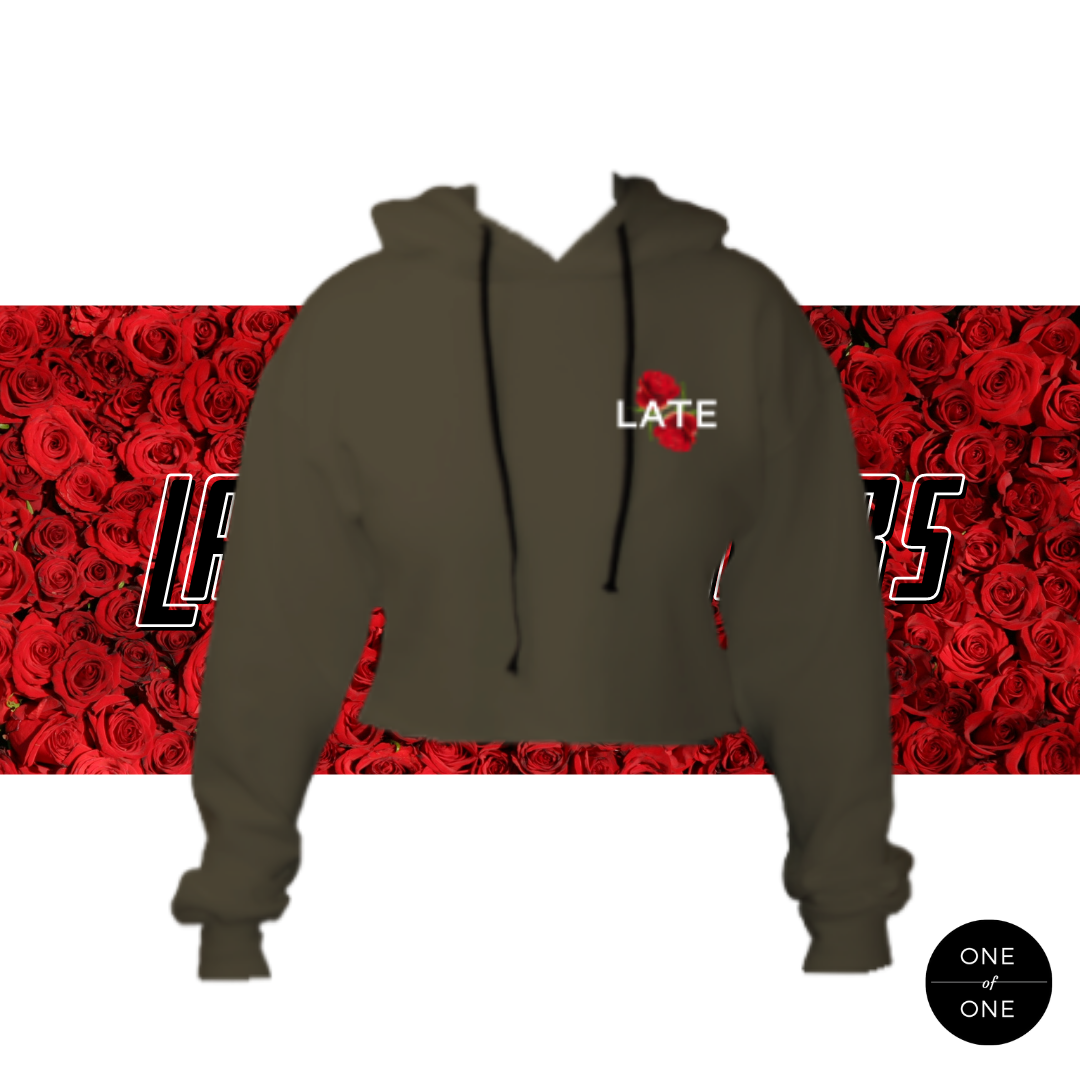 Late Bloomers Crop Hoodie