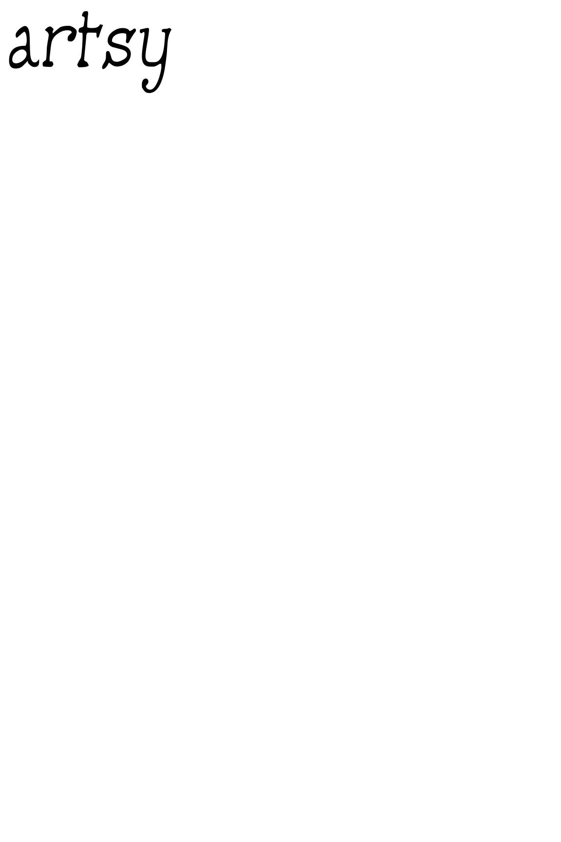 Artsy Logo Hoodie
