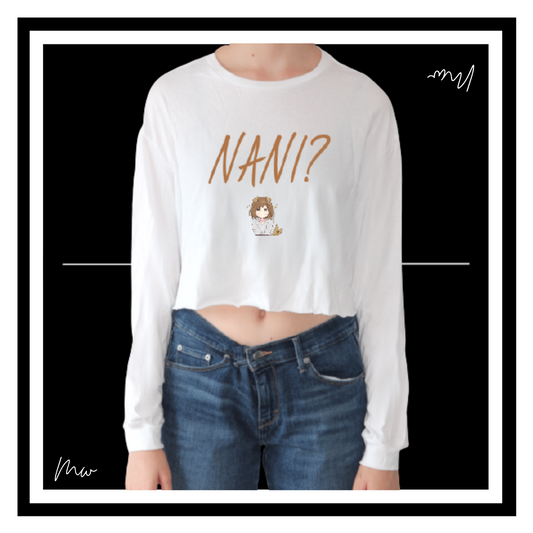 Color Brand Crop Long Sleeve