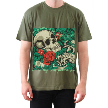 Bones and Flowers Tee