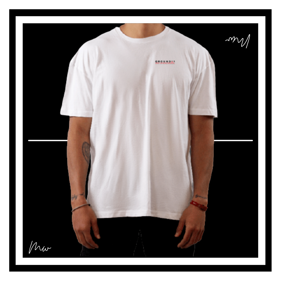 White Ground Point Niner Tee